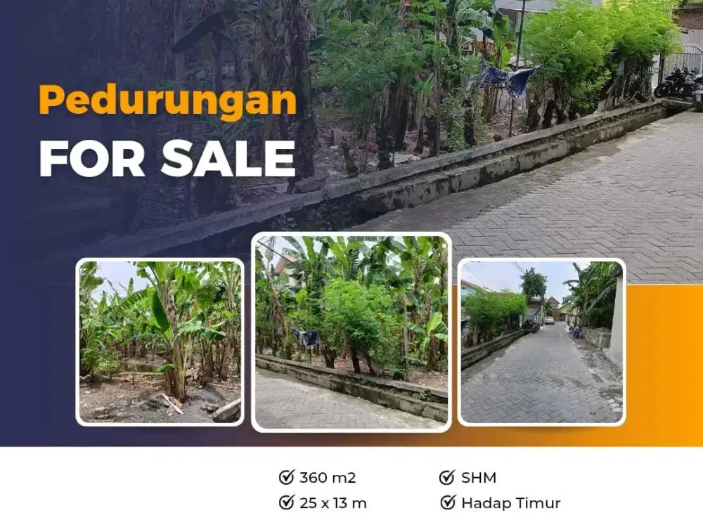 Tanah Cocok Untuk Kos Eksklusif Atau Hunian Pedurungan Semarang Timur