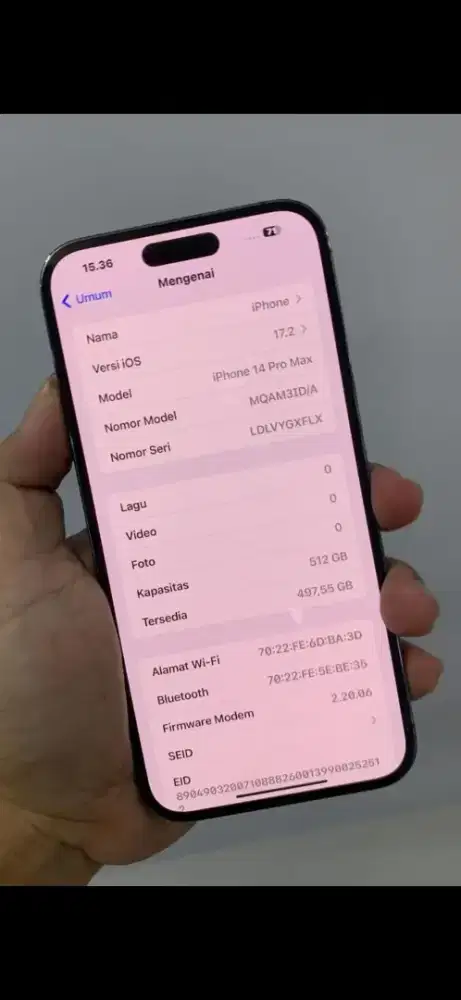 Iphone 14 promax 512gb ex ibox mulus