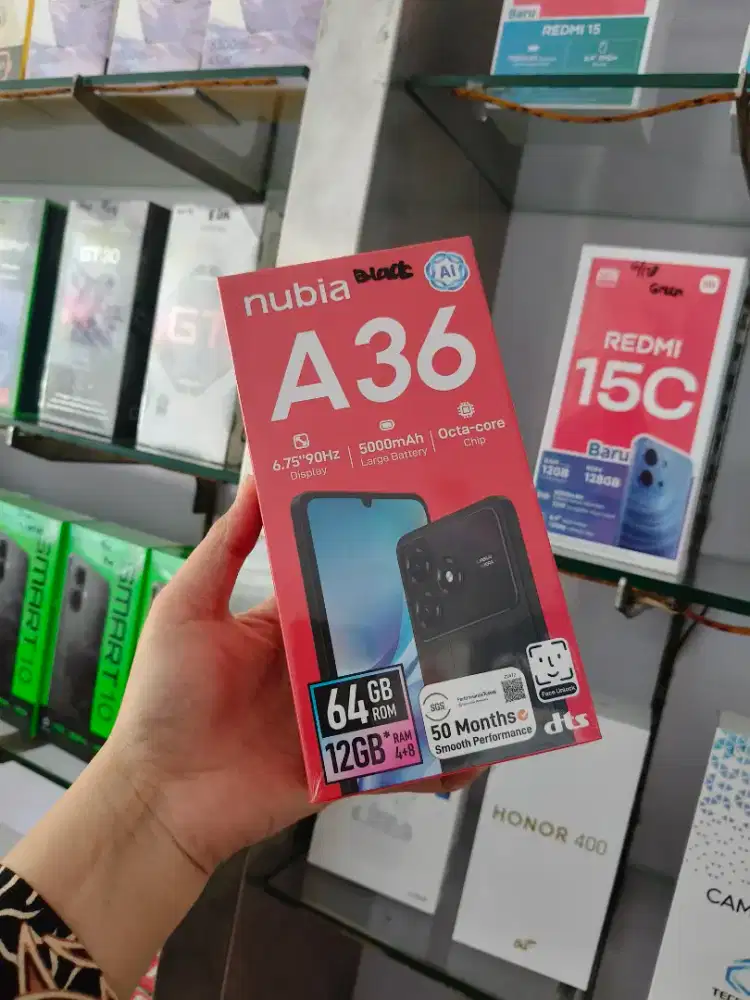 ZTE Nubia A36 4/64 BARU ( segel ) Garansi resmi
