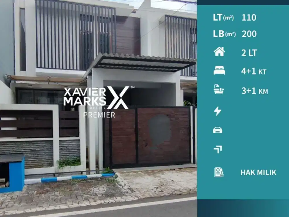 Rumah 2 lantai Baru Semi Furnish Di Candi Mendut Lowokwaru Malang