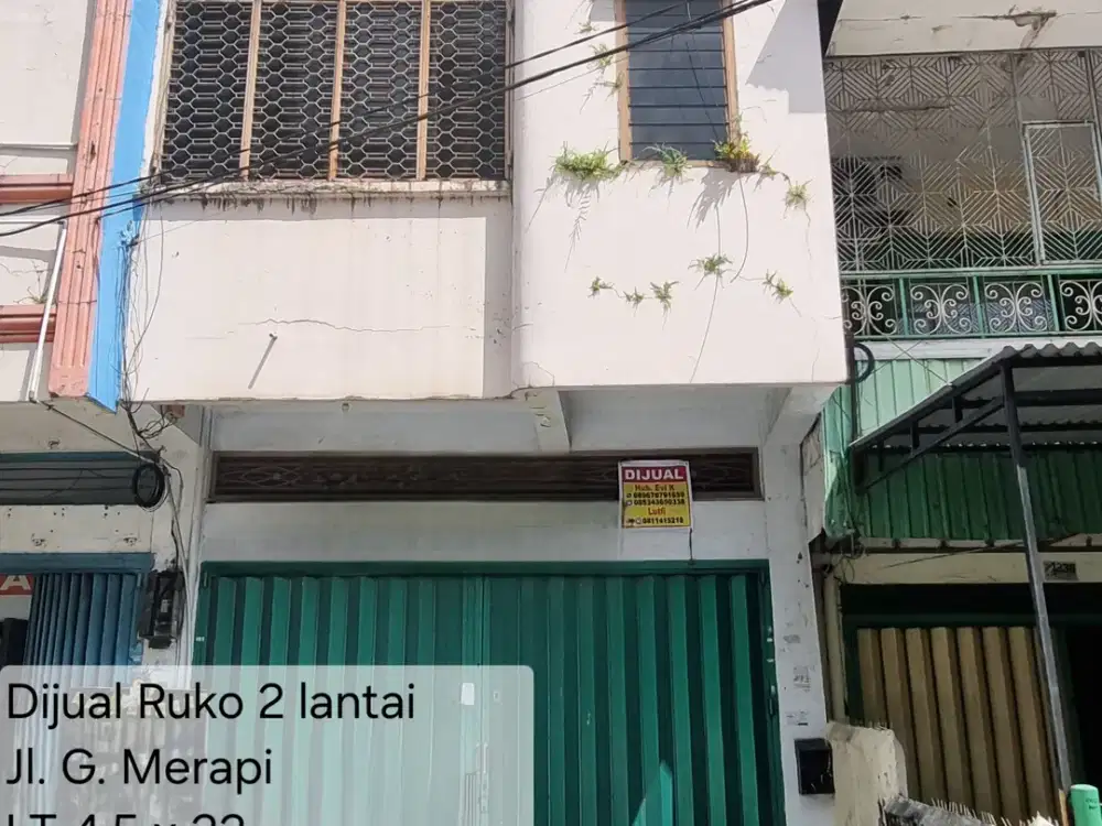Dijual Ruko 2 Lantai di Jl. G. Merapi Makassar
