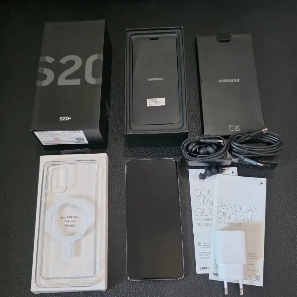 Samsung S20 Plus 8/128gb SEIN Fullset Lengkap mulus banget