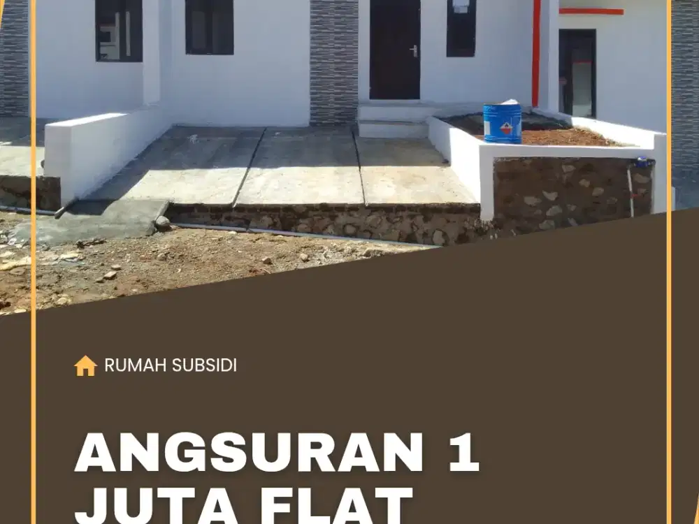 Rumah subsidi spek bata merah