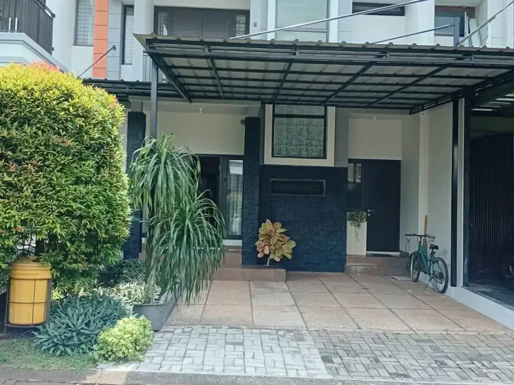 Dijual Rumah Dua Lantai Semifurnish di Raffles Hills Dekat Tol Cibubur