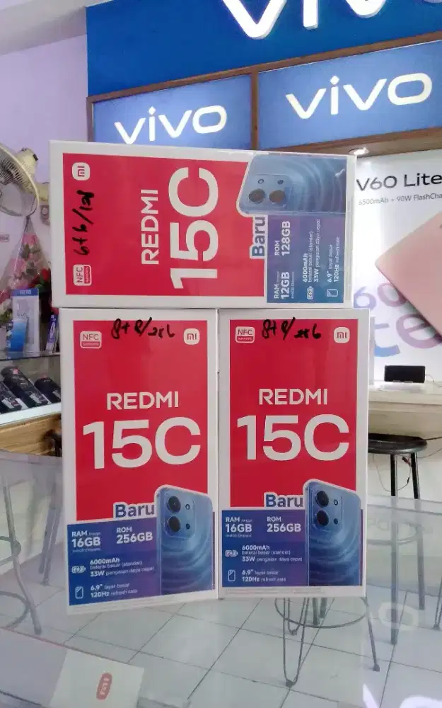 XIAOMI 15C RAM 16/256GB BATERAI 6000 MAH