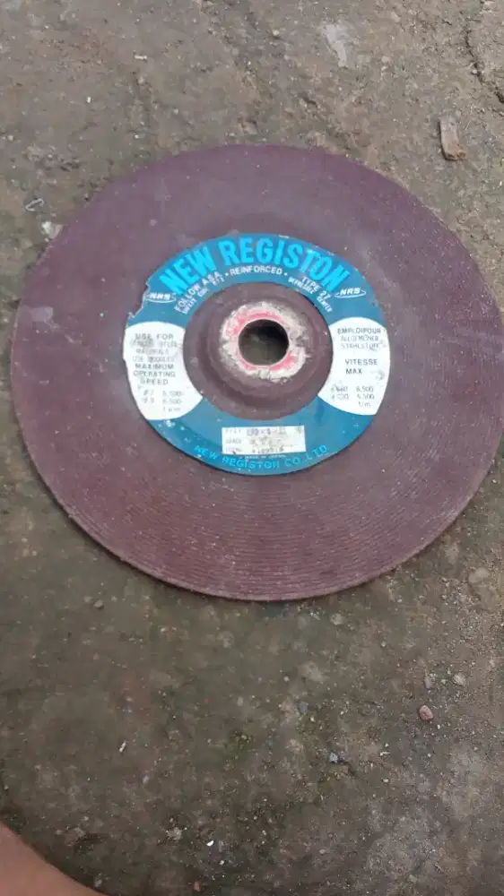 Gerinda asah/poles merk NEW REGISTON kondisi baru gk terpakai 900k