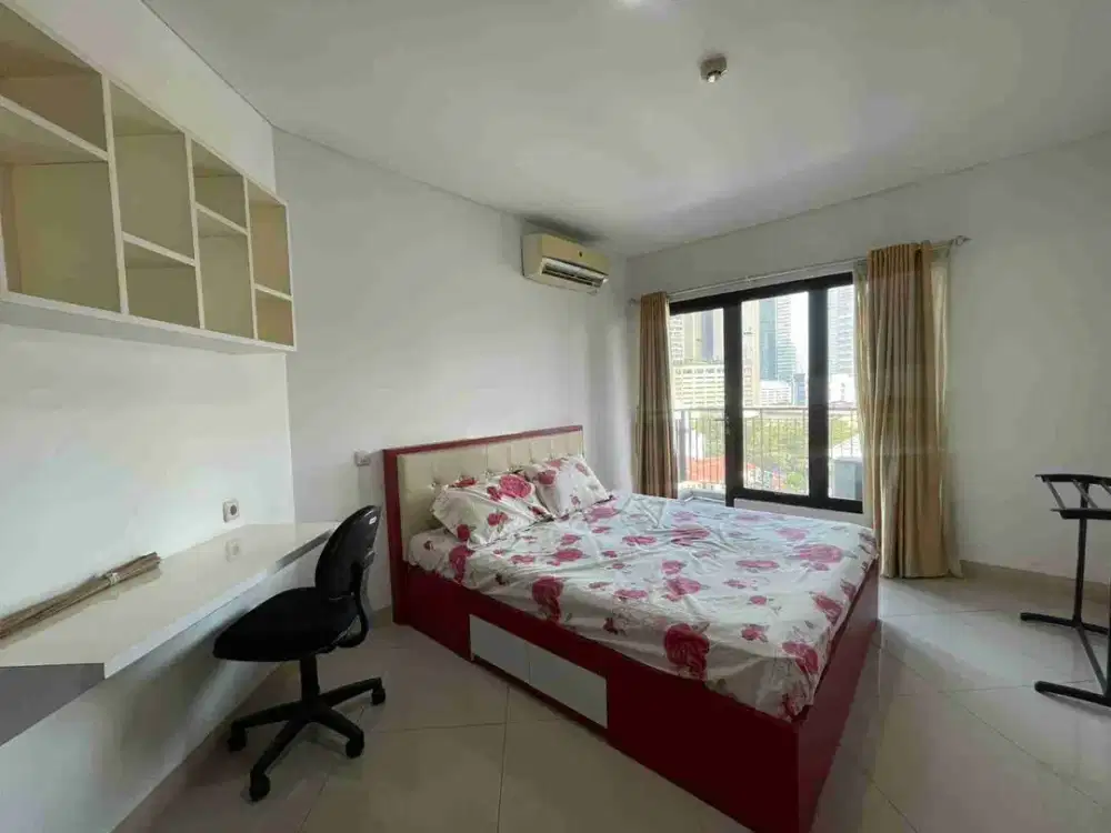 2 Bedroom Low Floor Big Size Furnished Siap Huni - Apartemen Lokasi Strategis Di Gatot Subroto Jakarta Selatan