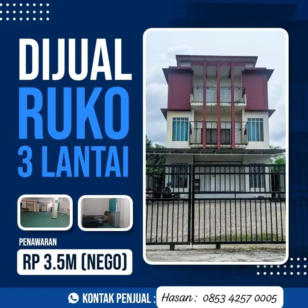 JUAL MURAH RUKO  BANJARBARU