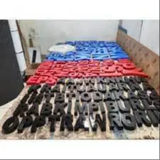 huruf timbul plat dan stenles