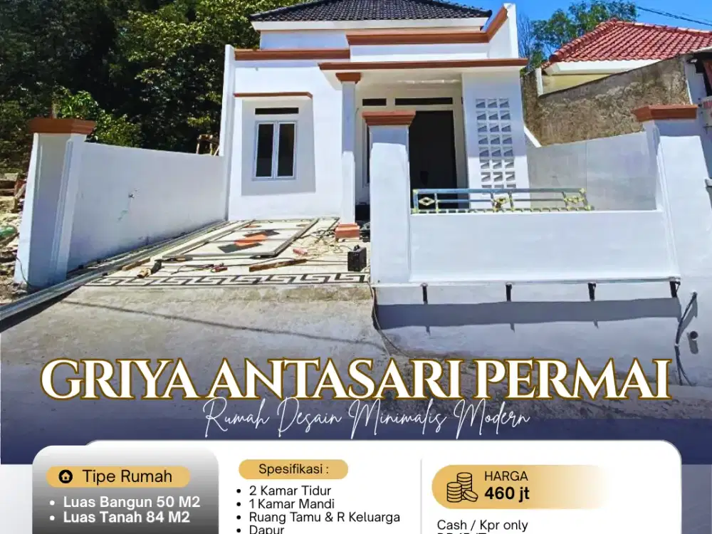RUMAH READY STOK DI ANATASARI HANYA 400 JT AN