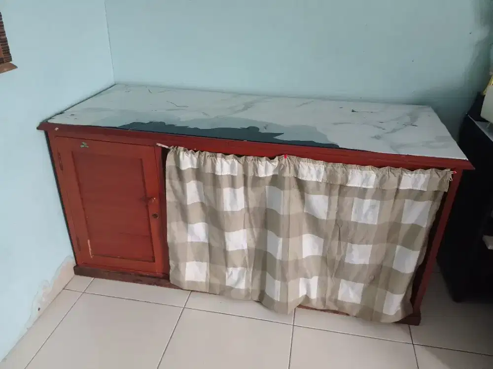 Meja lemari buffet tv