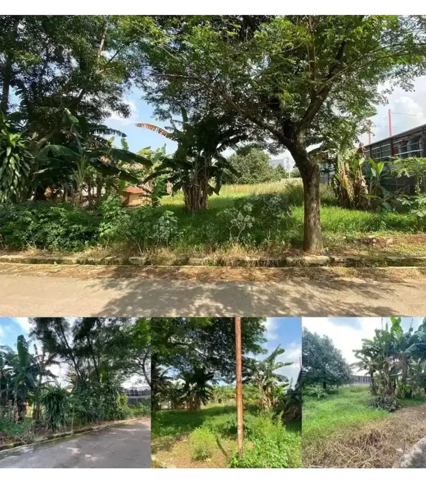 Dijual Tanah Kosong SHM, bagus utk usaha Lapangan Padel, Rumah, dll