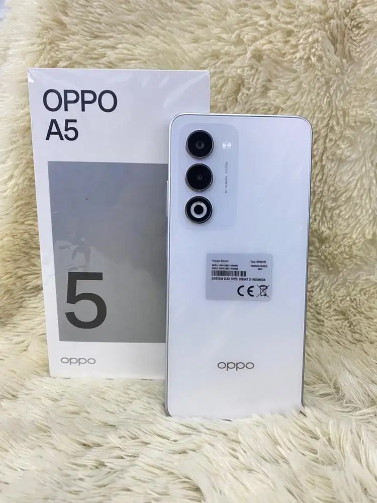 Oppo A5 ram 8/256Gb Putih Garansi Juli 2026 Resmi#3Gcom