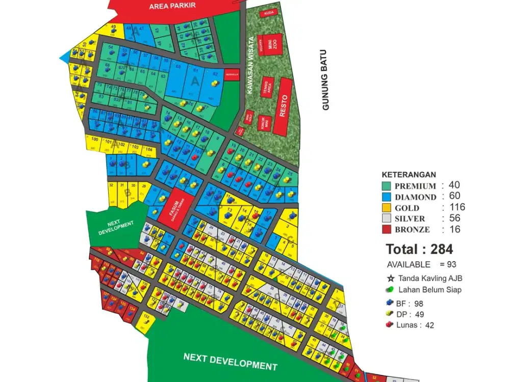 KAVLING MURAH PEMANDANGAN YANG SANGAT INDAH LEGALITAS SHM