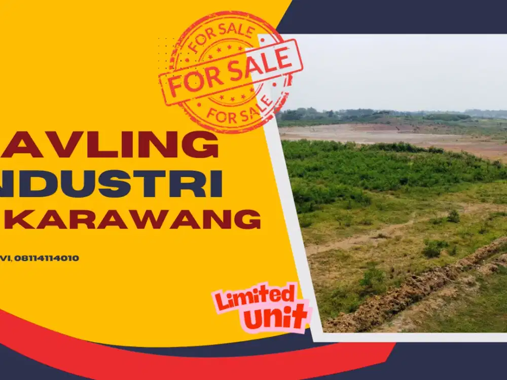 Kavling Industri Siap Bangun di Kawasan Industri Karawang