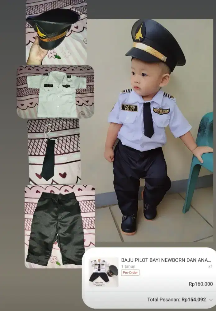Baju pilot bayi dan anak