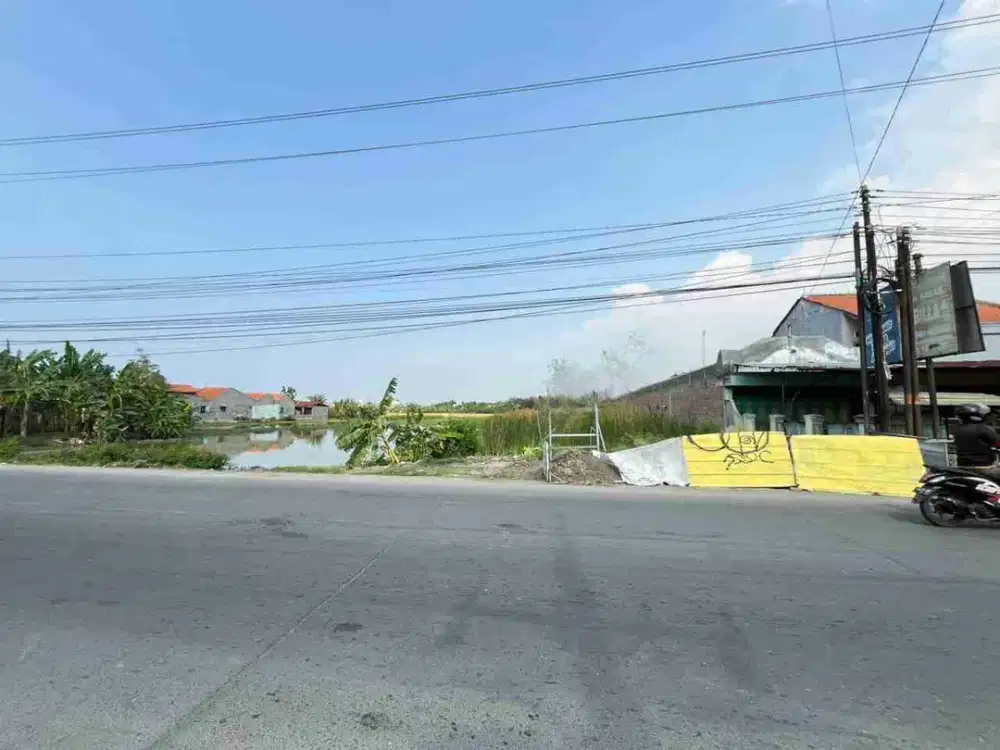 TEGAL DEBONG LOR TANAH LUAS PINGGIR JALAN RAYA COCOK UNTUK USAHA SEWA MURAH