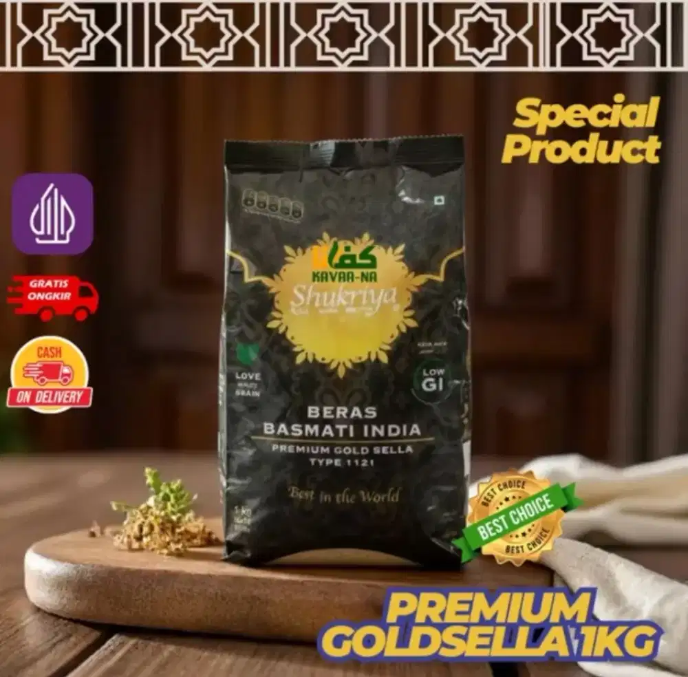 Beras Basmati Shukriya Premium 1kg | Beras Basmati India Premium