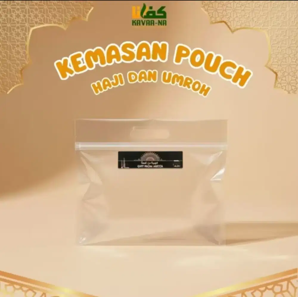Kemasan Pouch Oleh Oleh Haji Umroh | Souvenir Unik Premium