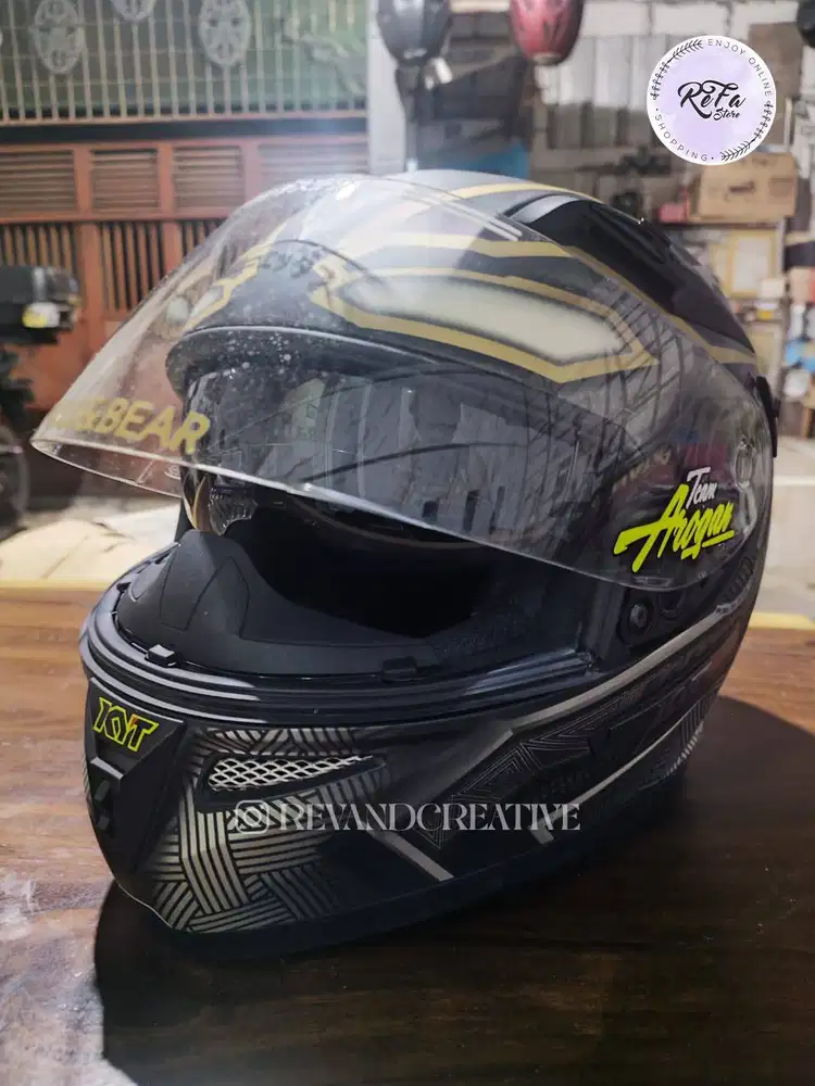 Dijual Cepat Helm KYT K2R Black Panther (Limited Edition)
