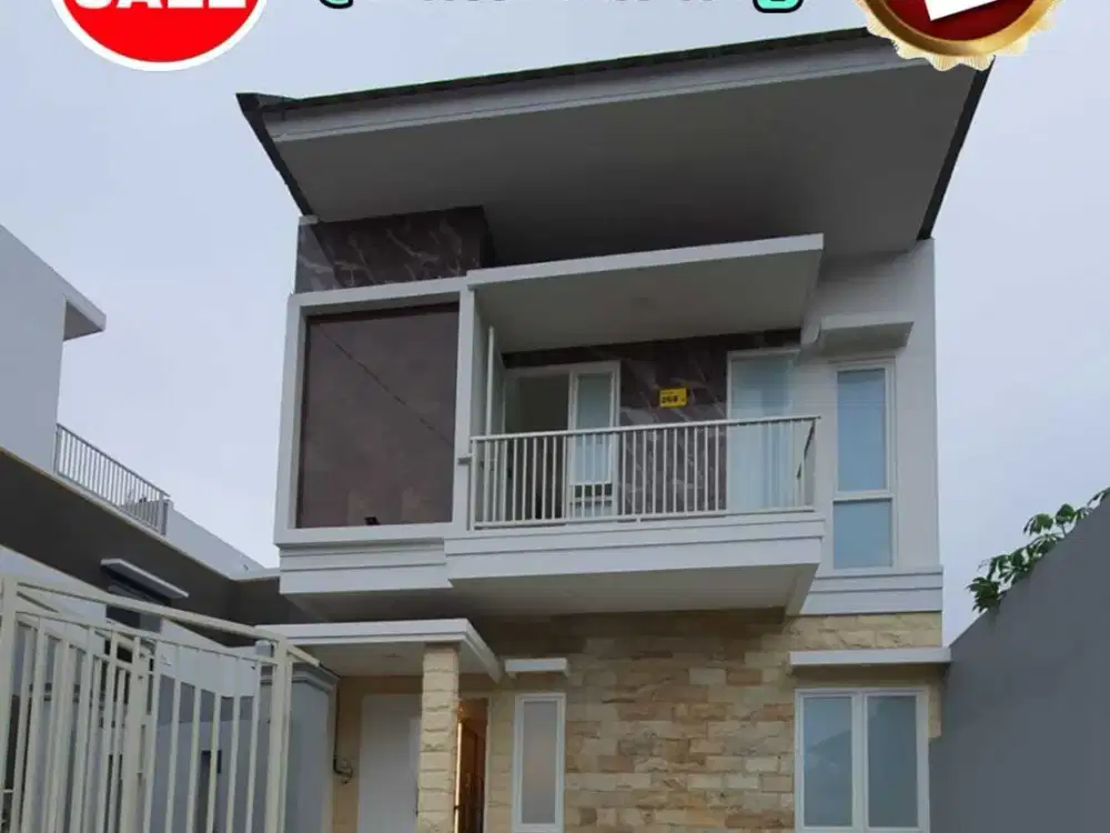 Dijual villa modern minimalis di villa panderman, Batu