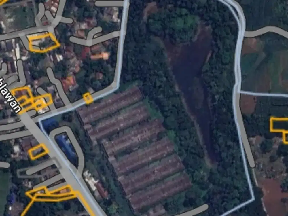 Tanah dijalan provinsi gunung sindur