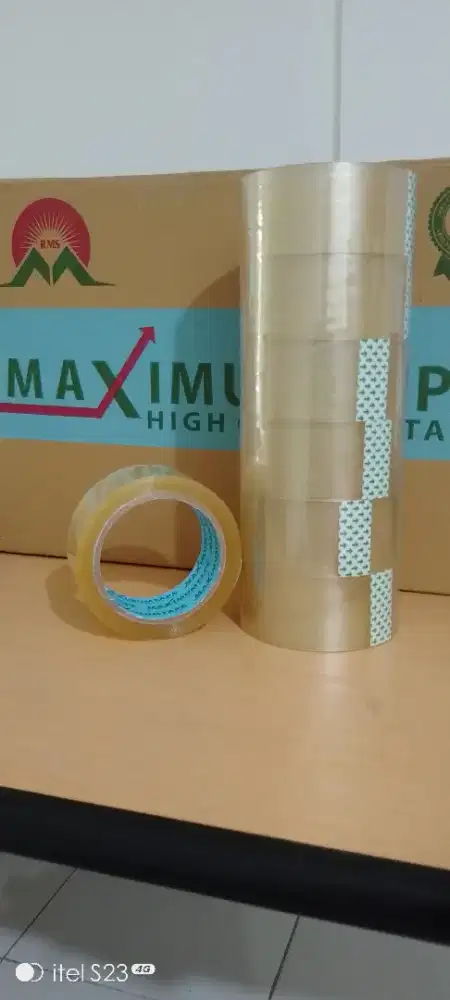 Lakban bening uk. 45mm x 42mic x 70y