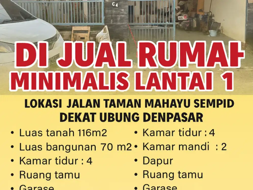 JUAL RUMAH DI SEMPIDI