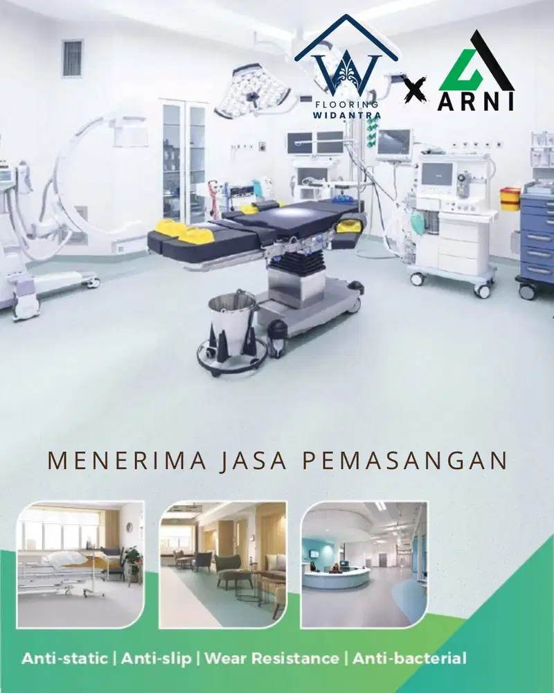 Lantai Vinyl Omega Homogeneus/lantai rumah sakit/klinik apotek/dll