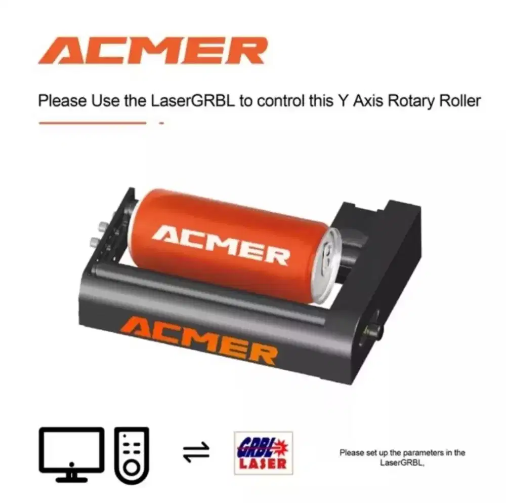 Rotary Axis Cnc Laser Dioda CO2 Cutting Engraving Ukir GRBL