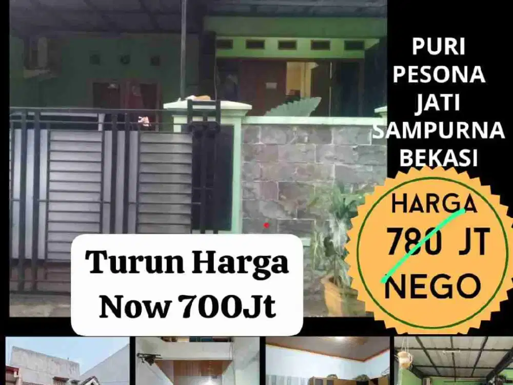 Dijual cepat murah rumah siap huni di Puri Peson JatiSampurna Bekasi