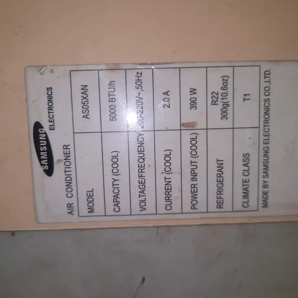 AC Samsung 1/2 PK 390W Layak Pakaiiiii