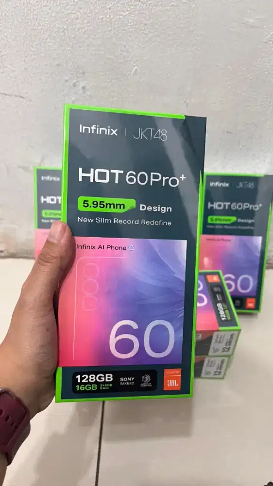 Infinix hot 60 pro plus 8/128 || 8/256 Layar Curved bodi tipis