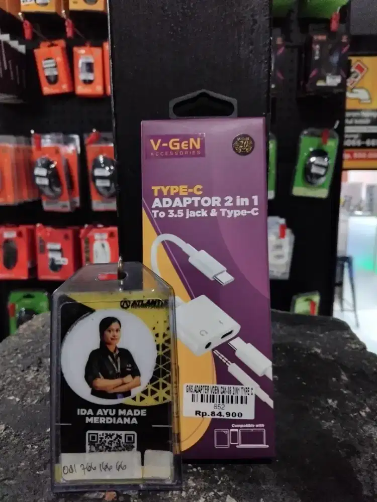 ADAPTER VGEN CA1-06 2IN1 TYPE C ATLANTIS DAHSYAT