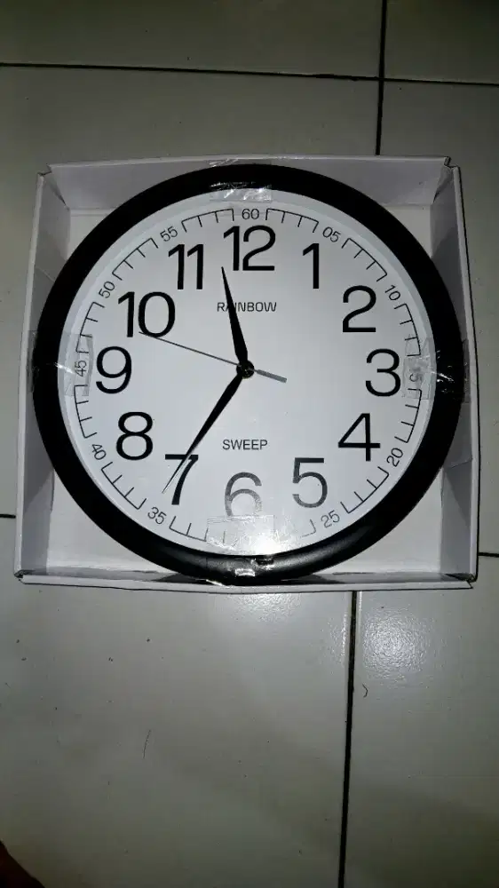 Jam Dinding RAINBOW Ukuran 12 Setengah Inch