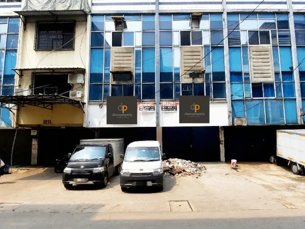 Dijual Murah 2Ruko Gandeng di DHI,Telok Gong, Sudah Renov, Jalan Lebar