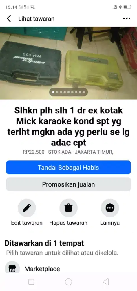 Slhkn plh slh 1 dr tas kotak serba guna kond bgs mgkn ada yg perlu nih