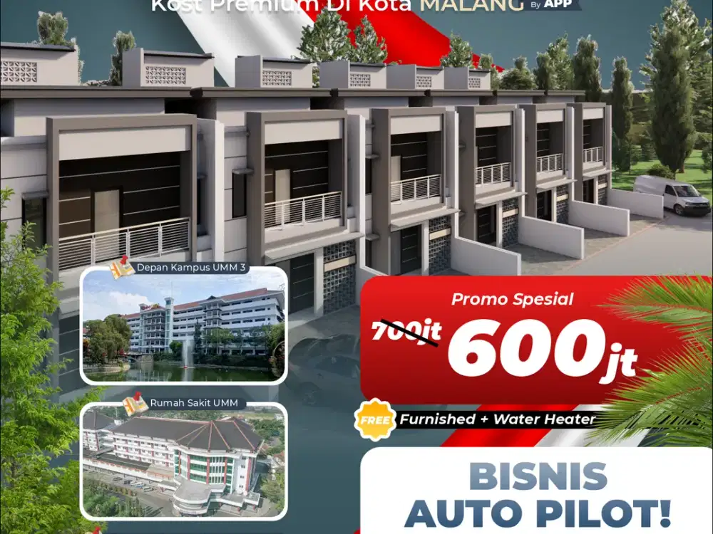 Dijual Rumah Kost Dekat UMM : Lokasi Strategis, Potensi Sewa Tinggi