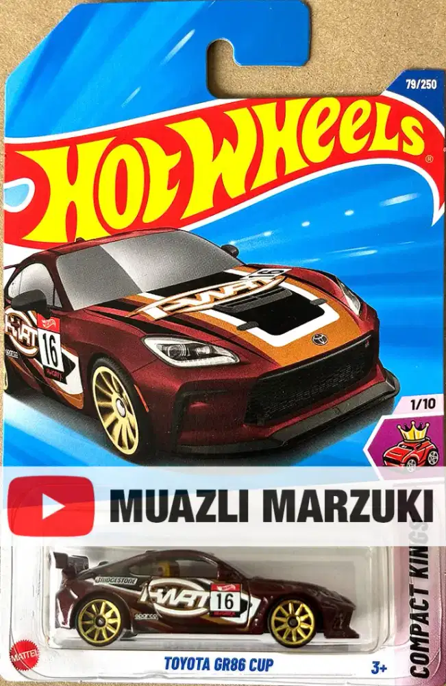 Hotwheels Toyota GR86 Cup