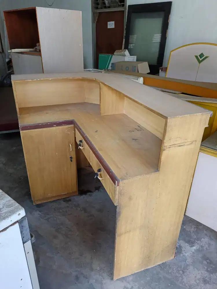 JUAL MEJA KASIR UKURAN BESAR MURAAAH