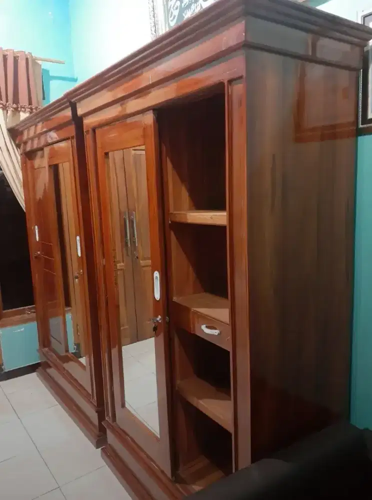 Aneka mebel kayu jati dan meja kursi warkop