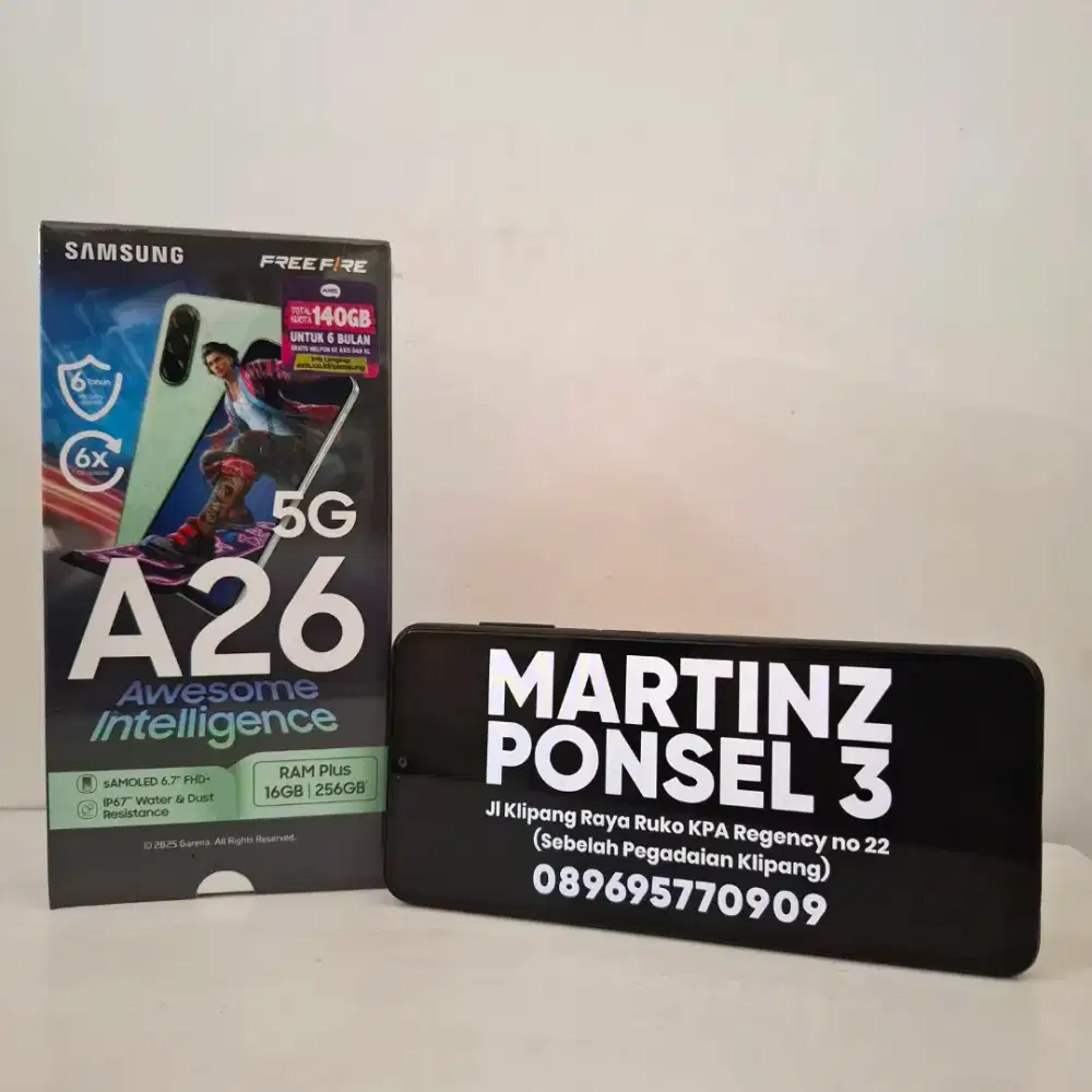 Samsung Galaxy A26 5G 8/256 Garansi Resmi SEIN