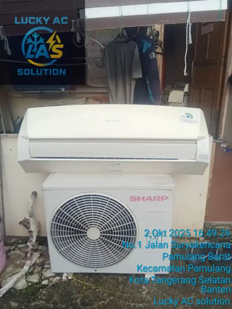 AC Sharp ½pk Bergaransi