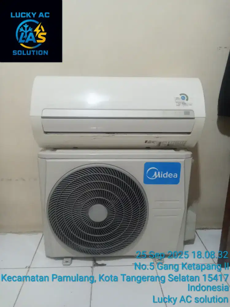 AC Midea 1pk Bergaransi