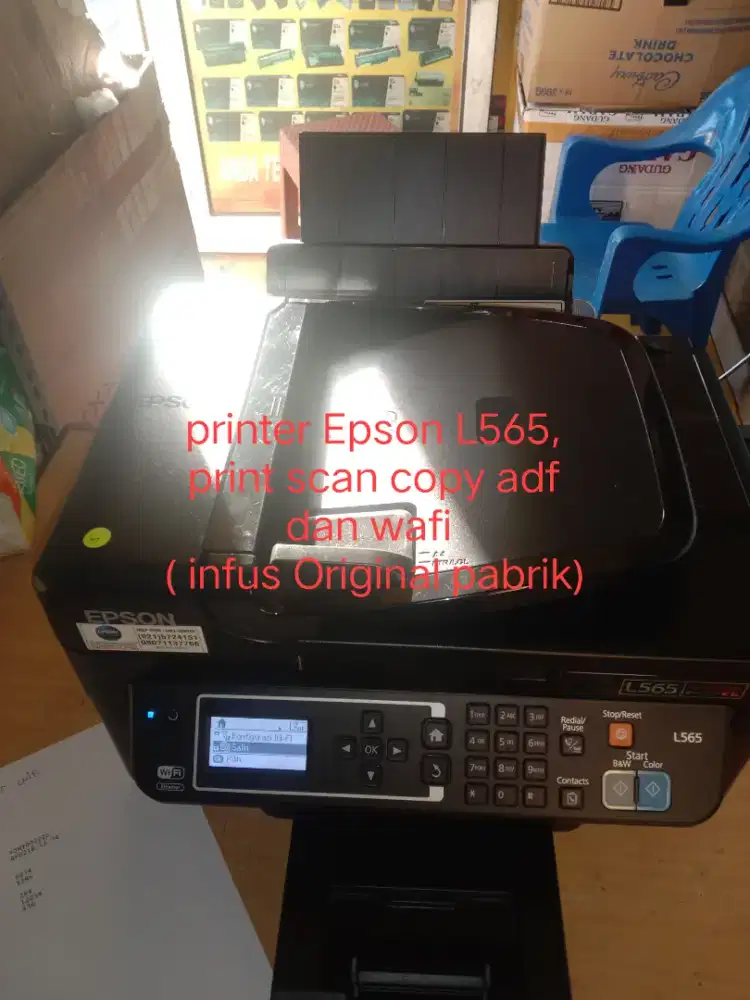 Printer epson L565 print scan copy adf dan wafi