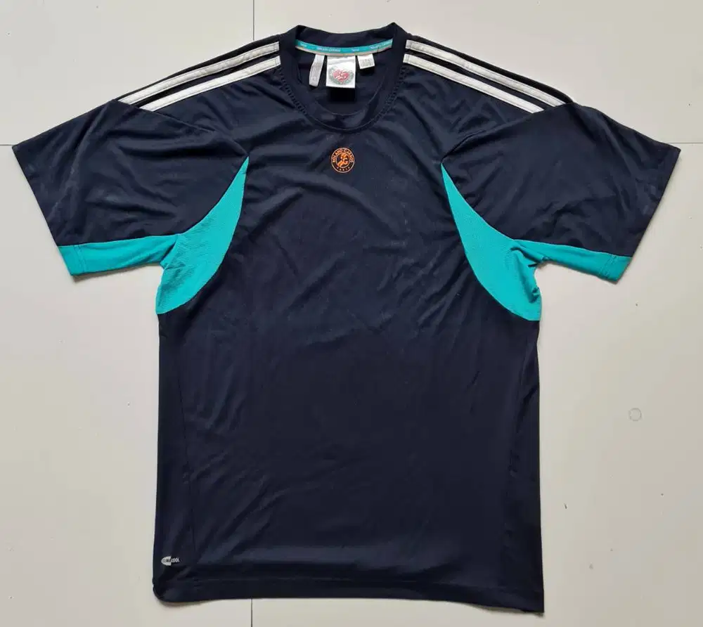 TShirt Kaos Tennis Adidas Rolland Garros Original Second Preloved