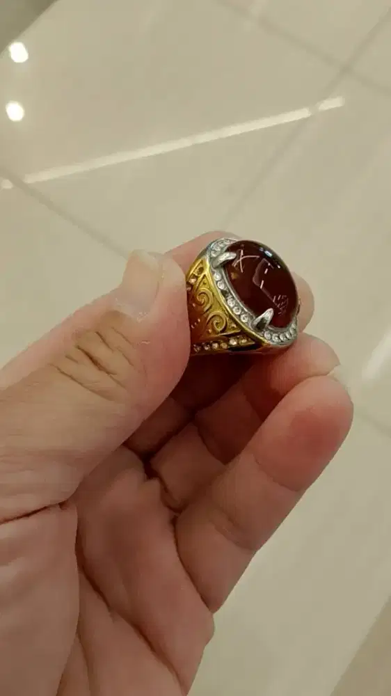 Cincin Batu Yaman Madu Natural