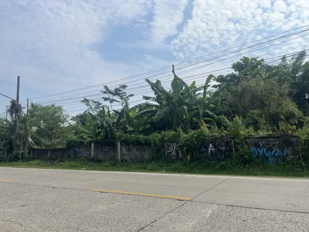 Tanah kavling pinggir jalan cocok untuk usaha