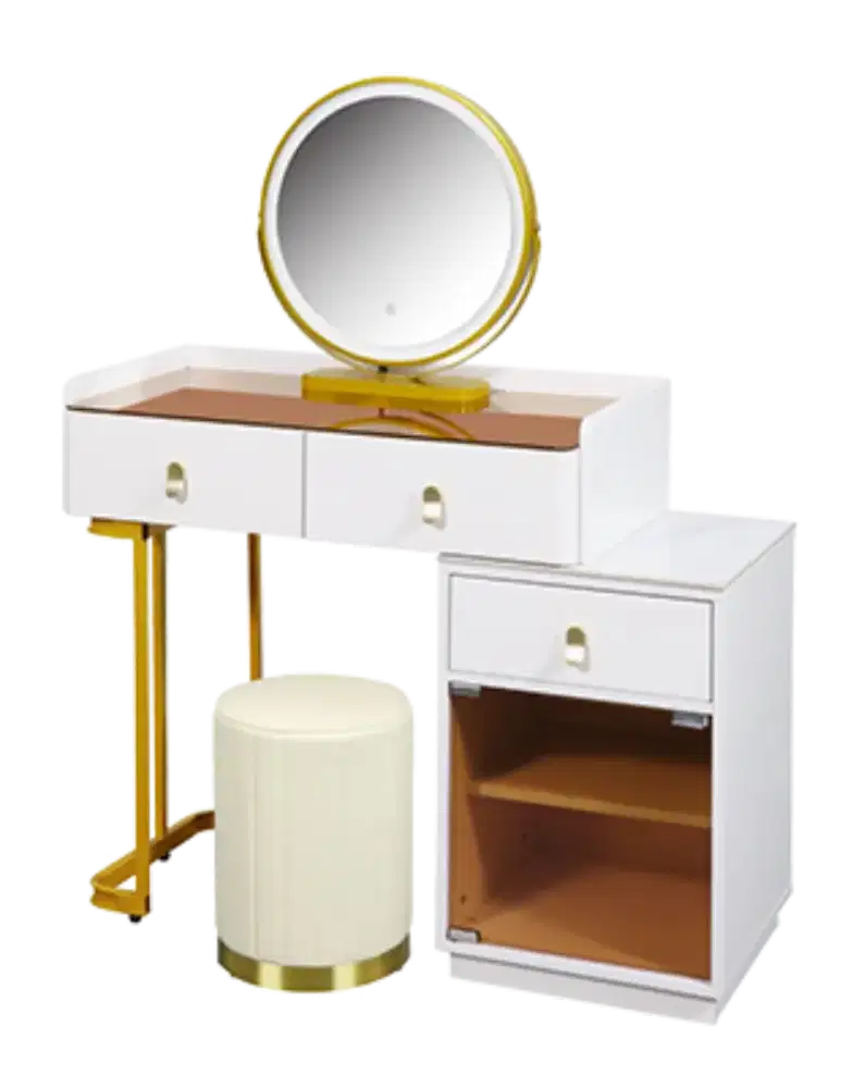 Meja Rias Cermin LED Avery Brianna