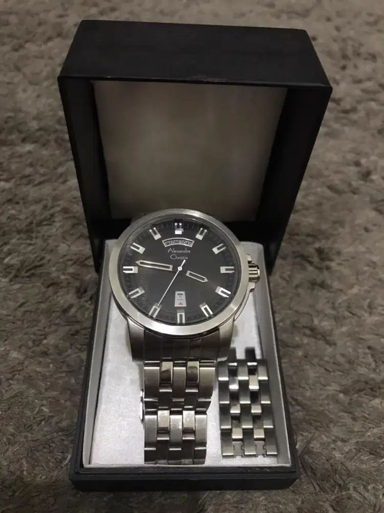 jam tangan pria alexandre christie
